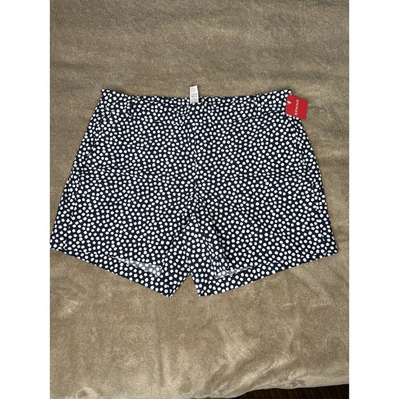 SPANX Sunshine Shorts 6" Navy Painted Dot Women's Size XL - Picture 5 of 14